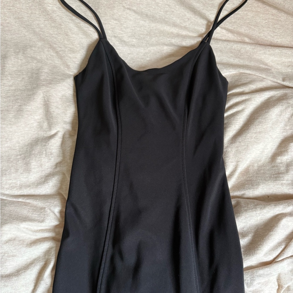 Naked Wardrobe Sleek Black Dress